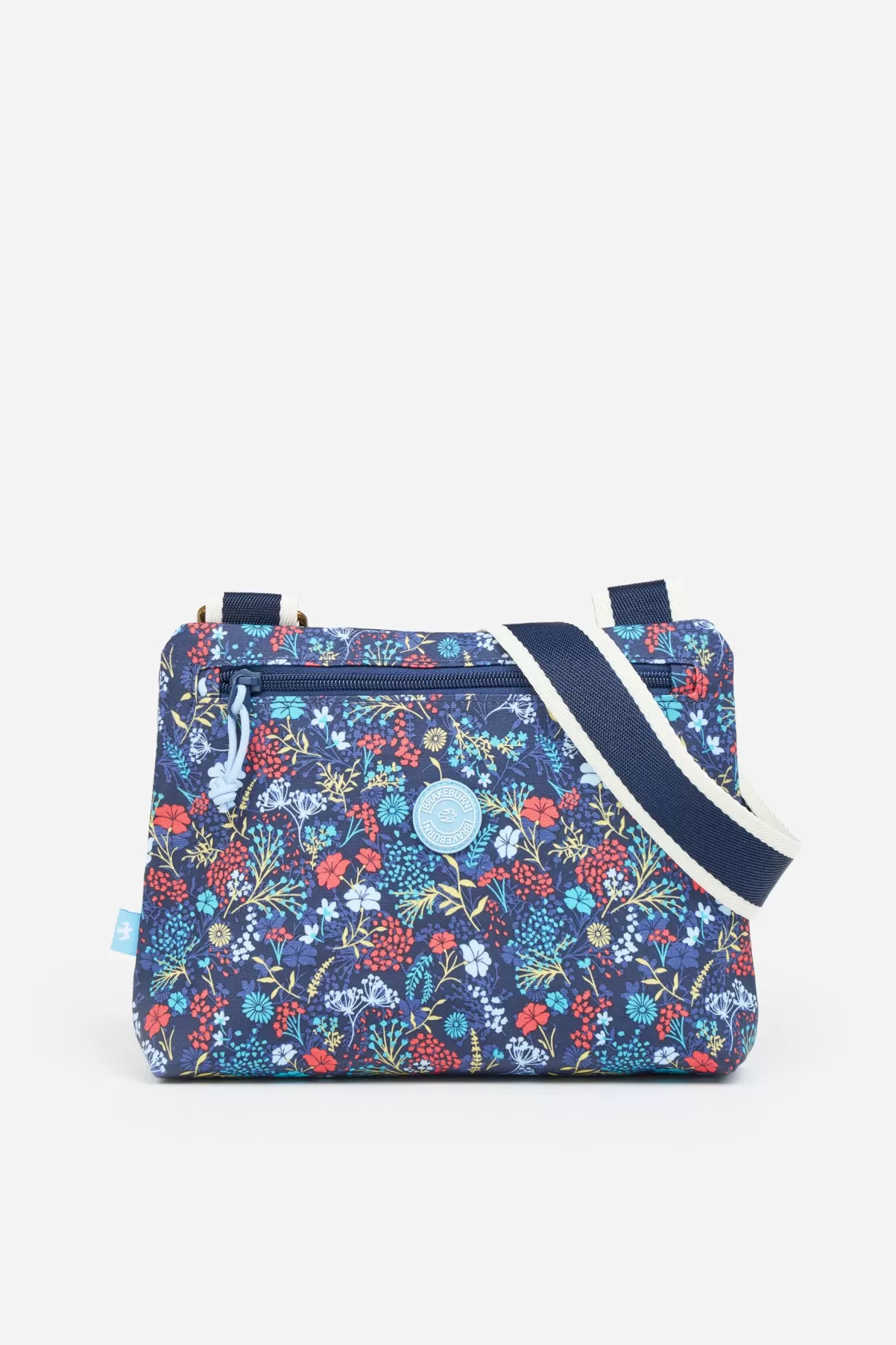 Bags>Brakeburn Small Cross Body Vintage Ditsy Bag Blue