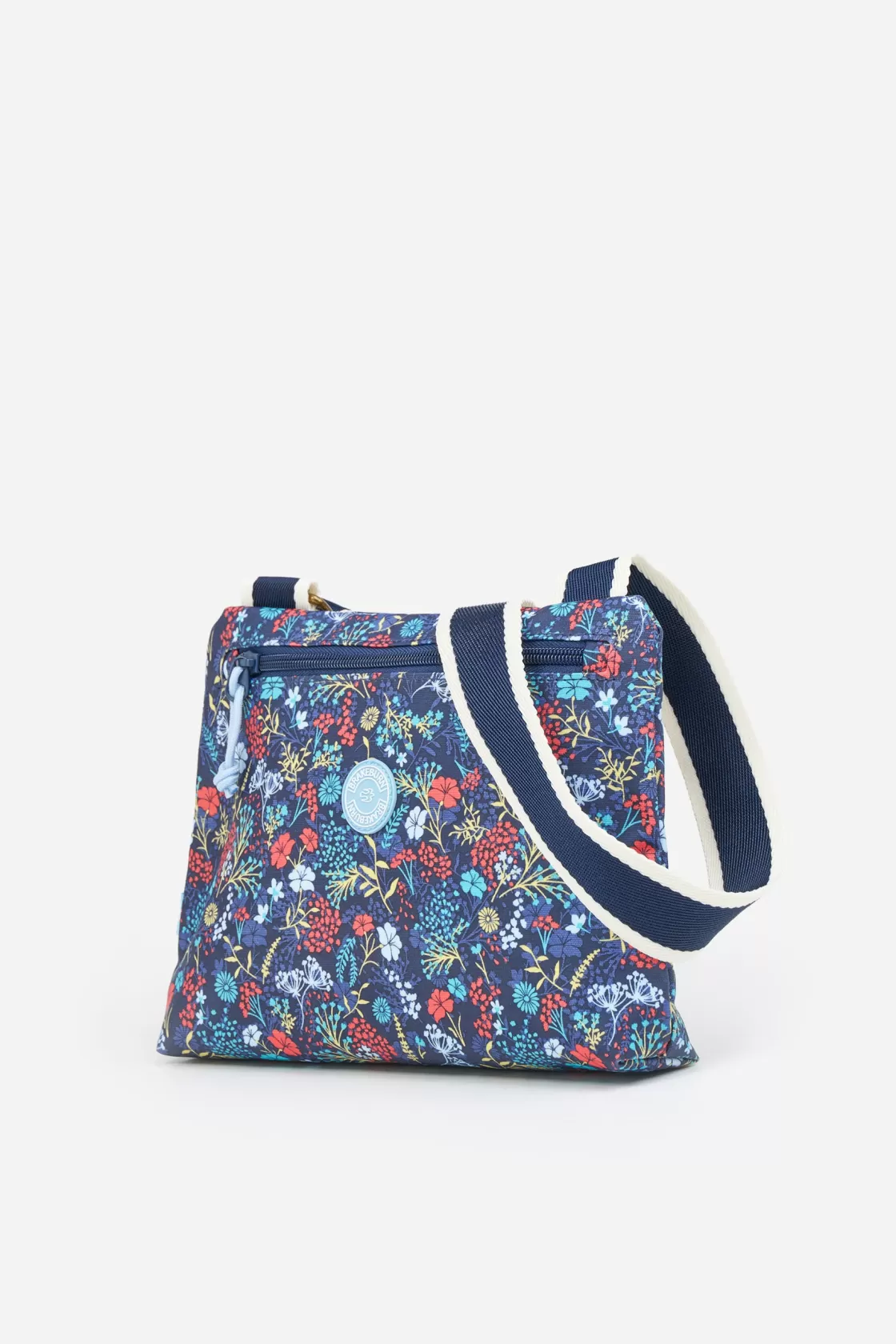 Bags>Brakeburn Small Cross Body Vintage Ditsy Bag Blue